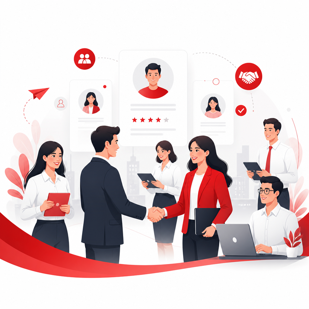 Kết nối doanh nghiệp với ứng viên chất lượng trên Santimviec